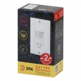 Датчик движения ЭРА MD 09 скрытой установки 100W угол 180гр. дальность 9м IP20