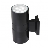 Светильник светодиодный уличный настенный JazzWay PWL-245110/30D 2x9W 6500K 230V 1620Lm IP65 черный