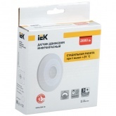 Датчик движения ИЭК потолочный ДД 026 белый 2000Вт 360гр 6м IP20