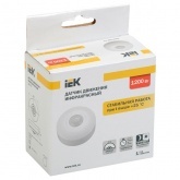 Датчик движения ИЭК потолочный ДД 025 белый, 1200Вт, 360 гр.,6М,IP20