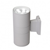 Светильник светодиодный уличный настенный JazzWay PWL-245110/30D 2x9W 6500K 230V 1620Lm IP65 серый