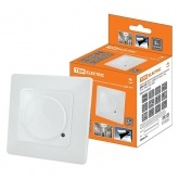 Датчик движения в подрозетник микроволновый TDM ДДМ-05В 5,8ГГц 1200W 10-720с 5-15м 3+лк 180гр IP20