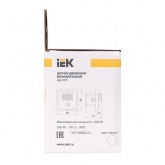Датчик движения ИЭК в подрозетник ДД 035 белый макс. 500W угол 140град., дальность 12м IP20