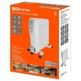 Масляный обогреватель TDM МО-9, 2000 Вт, 9 секций, регулятор мощности (700/1300/2000 Вт) термостат