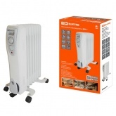 Масляный обогреватель TDM МО-7, 1500 Вт, 7 секций, регулятор мощности (550/950/1500 Вт) термостат