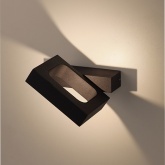 Светодиодный настенный светильник ЭРА WL2 BK 6W IP20 черный поворотный