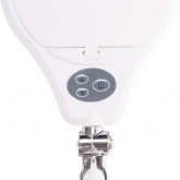 Лупа на струбцине Rexant круглая 5D с подсветкой 60 LED, регулятор яркости, белая