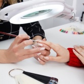 Лупа на струбцине Rexant круглая 5D с подсветкой 60 LED, регулятор яркости, белая