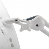 Лупа на струбцине Rexant квадратная 5D с подсветкой 108 LED, белая