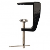 Лупа на струбцине Rexant круглая 5D с подсветкой 56 SMD LED, черная