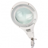 Лупа на струбцине Rexant круглая 5D с подсветкой 56 SMD LED, белая