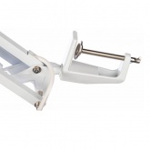 Лупа на струбцине Rexant квадратная 5D с подсветкой белая