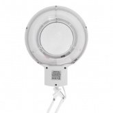 Лупа на струбцине Rexant круглая 5D с подсветкой белая