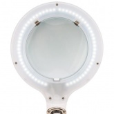 Лупа настольная Rexant 3D с подсветкой 60 LED, сенсорная регулировка яркости, Visagiste, белая