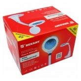 Лупа настольная Rexant 3D+12D с подсветкой 60 LED, белая