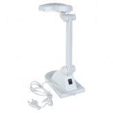 Лупа настольная Rexant 3D+12D с подсветкой белая