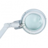 Лупа настольная Rexant 3D+12D с подсветкой белая