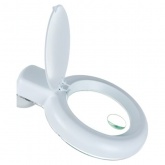 Лупа настольная Rexant 3D+12D с подсветкой белая