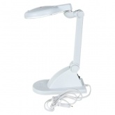 Лупа настольная Rexant 3D+12D с подсветкой белая