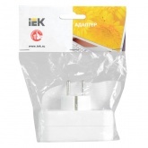 Тройник ИЭК Т-01/01-2 1круглое+2плоских места