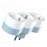 Разветвитель 16А на 3 розетки с заземлением горизонтальный Legrand