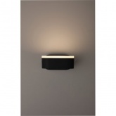 Светодиодный настенный светильник ЭРА WL9 BK 6W IP54 черный