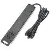 Удлинитель 3 розетки 2К+З кабель 3м черный Schneider Electric