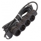 Удлинитель Стандарт 16А 4x2К+З 1,5м черный Legrand