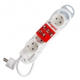 Удлинитель Стандарт 16А 4x2К+З 3м белый Legrand