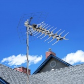 Активная ТВ-Антенна RX-413 для аналогового и цифрового телевидения DVB-T2 усиление 34 дБ