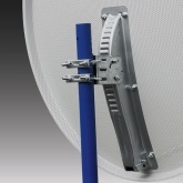 Антенна Lans перфорированная офсетная-80 с азимутальной фиксированной подвеской темная