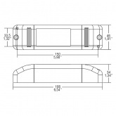 Драйвер TCI W 105 LED DIM PWM 12V 4-70W для LED ламп, 10-105W для ГЛН, протокол PUSH или DALI