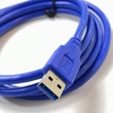 шнур штекер USB A 3.0- гнездо USB A 3.0 1,5м
