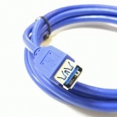 шнур штекер USB A 3.0- гнездо USB A 3.0 1,5м