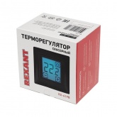 Терморегулятор сенсорный Rexant RX-419B, черный, совместим с Legrand серии Valena