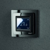 Терморегулятор DEVIreg Smart интеллектуальный с WI-FI, черный, 16A