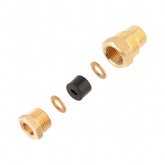 Сальник PROconnect с двойной резьбой 1/2 и 3/4 для ввода кабеля в трубу