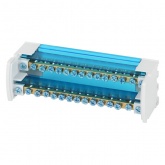 Шины на DIN-рейку в корпусе ЭРА (кросс-модуль) ШНК 2х15 L+PEN NO-224-14