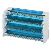 Шины на DIN-рейку в корпусе ЭРА (кросс-модуль) ШНК 4х15 3L+PEN NO-224-17