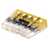 Клеммник WAGO 5 (одножильных) х 0,5-2,5 мм 24A Cu [уп. 100шт]