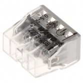 Клеммник WAGO 8 (одножильных) х 0,5-2,5 мм 24A Cu [уп. 50шт]