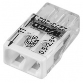 Клеммник WAGO 2 (одножильных) х 0,5-2,5 мм 24A Cu/Al с пастой Alu-Plus [уп. 100шт]