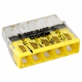 Клеммник WAGO 5 (одножильных) х 0,5-2,5 мм 24A Cu/Al с пастой Alu-Plus [уп. 100шт]