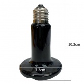 Лампа инфракрасная LightBest ERK 150W 220-240V E27 керамическая