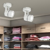 Светильник накладной спот ЭРА OL2 GU10 WH белый (5056306070952)