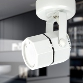 Светильник накладной спот ЭРА OL2 GU10 WH белый (5056306070952)