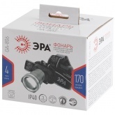 Фонарь налобный ЭРА GA-806 5W CREE, регулировка фокуса Li-Ion аккумулятор 2,5Ач, USB 5056183798543