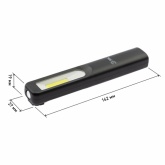 Фонарь ЭРА RA-701 Практик 4,5W COB/ЗW LED магнит, клипса, micro USB, Li-ion 1200mA 5056183798451