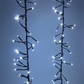 Гирлянда ЭРА ENIN - GC LED Нить Мишура 3,9м зеленый провод, холодный свет, 220V 5056396208280