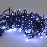 Гирлянда ЭРА ENIN - GC LED Нить Мишура 3,9м зеленый провод, холодный свет, 220V 5056396208280